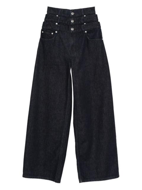 VIKTOR & ROLF layered triple jeans
