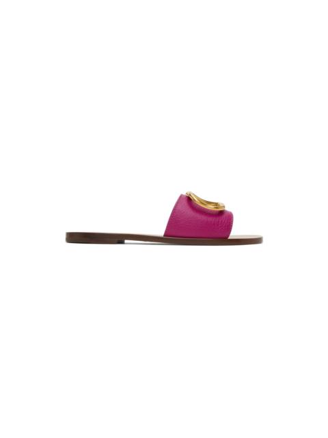 Valentino logo-plaque leather sandals