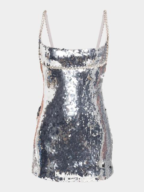 RETROFÊTE Aderyn Sequin Mini Dress