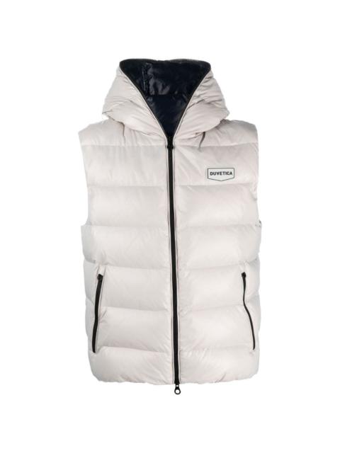 DUVETICA padded feather-down gilet
