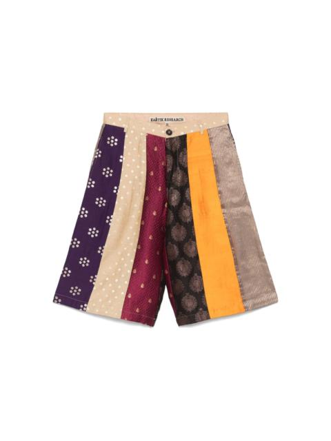 KARTIK RESEARCH patterned-jacquard shorts