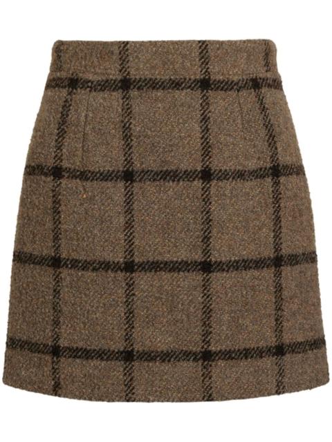 PATOU tweed mini skirt