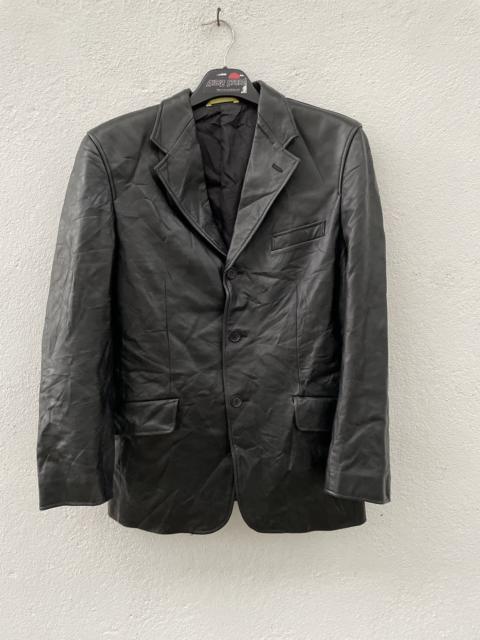 Paul Smith Vintage paul smith london leather jacket button up S sz