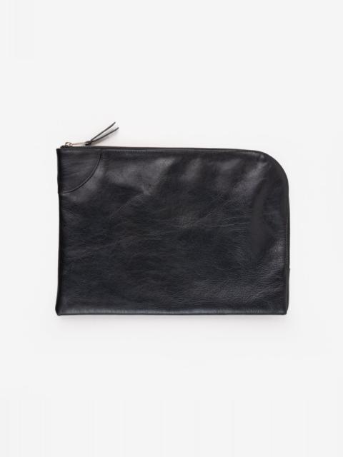 Iron Heart OGL-KM-BANKER-LRG-TBLK OGL Large Banker Pouch - Tumbled Black