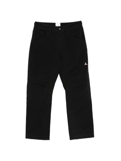 ROA Crimp Shaped cotton trousers