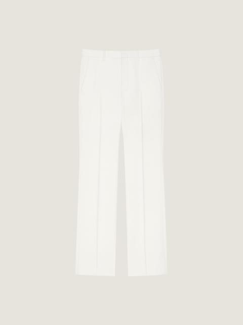 Givenchy STRAIGHT LEG TAILORED TROUSERS IN WOOL AND MOHAIR