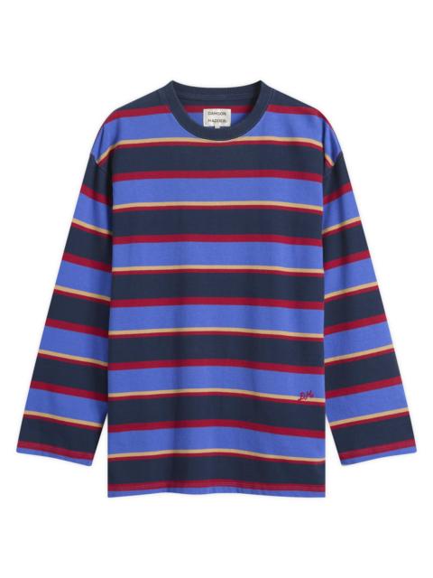 DAMSON MADDER. Damson Madder Ali Long Sleeve Stripe T-Shirt