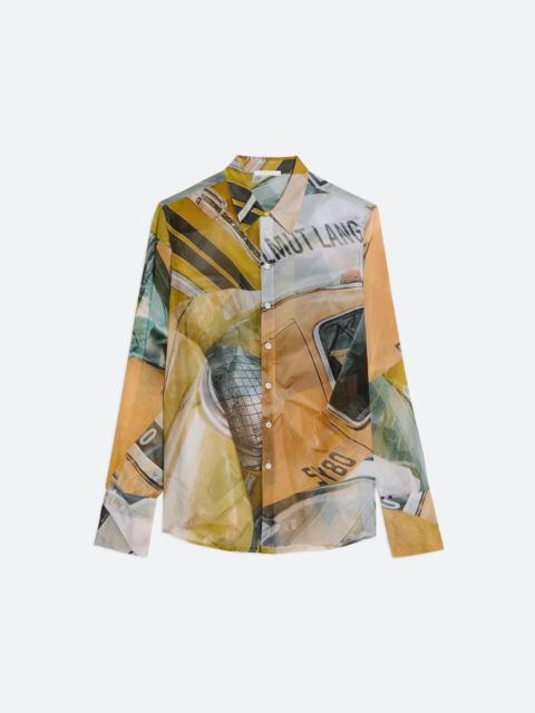 Helmut Lang RELAXED PRINTED SILK SHIRT