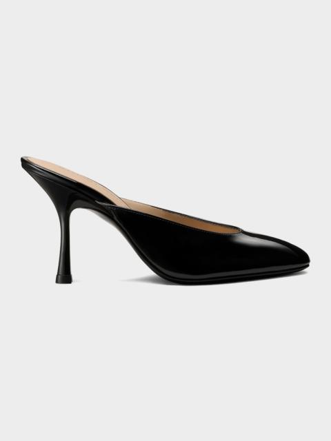 Stuart Weitzman 85mm Madison Patent Leather Mules