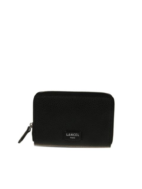 LANCEL zip leather wallet