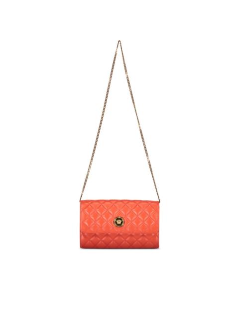 VERSACE leather crossbody bag