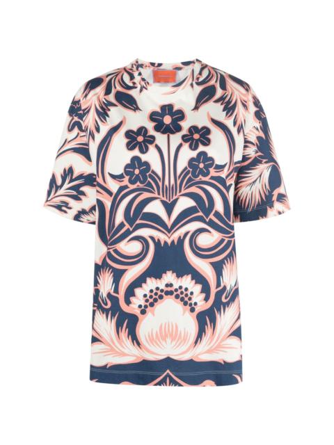 House floral-print T-shirt
