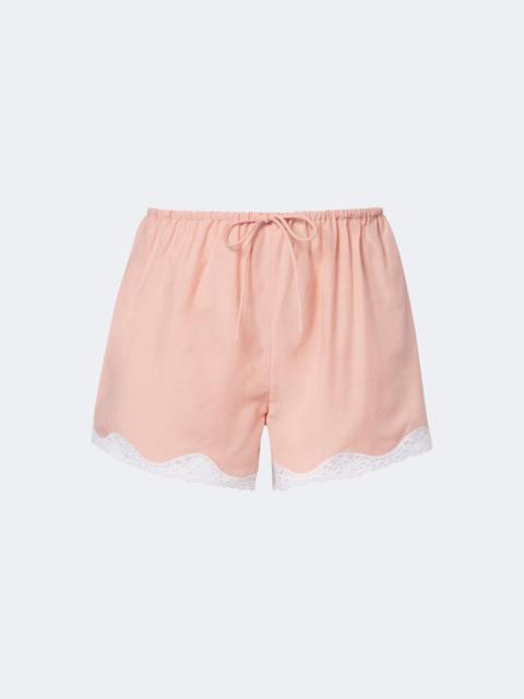 POSSE Tabitha lace-trimmed shorts
