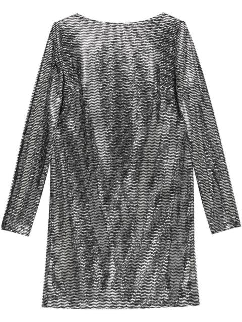 GUCCI metallic sheen mini dress