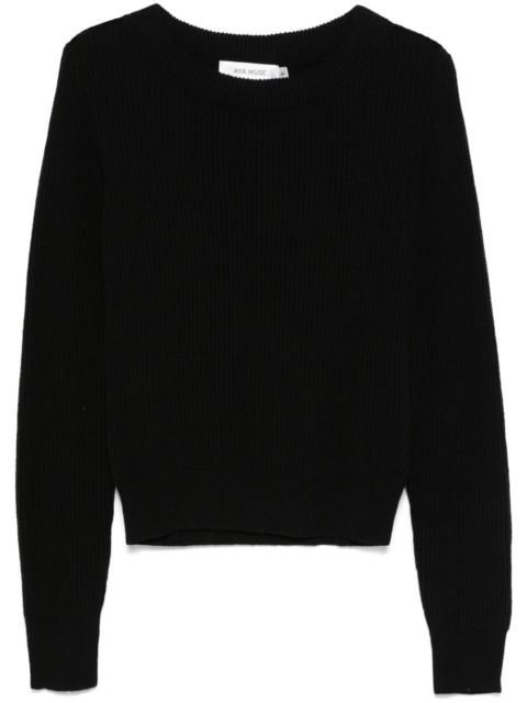 AYA MUSE ribbed-knit sweater