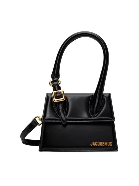 JACQUEMUS Black 'The medium Chiquito with buckle' Bag