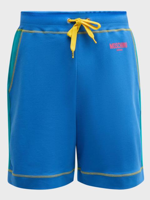 Moschino Men's Colorblock Sweat Shorts