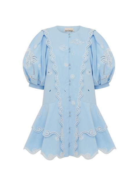 ALÉMAIS Maizy Embroidered Mini Dress