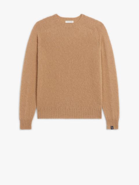 Mackintosh HUTCHINS BEIGE WOOL CREWNECK SWEATER