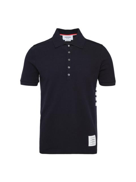 Thom Browne Short Sleeve Rib Cuff Polo
