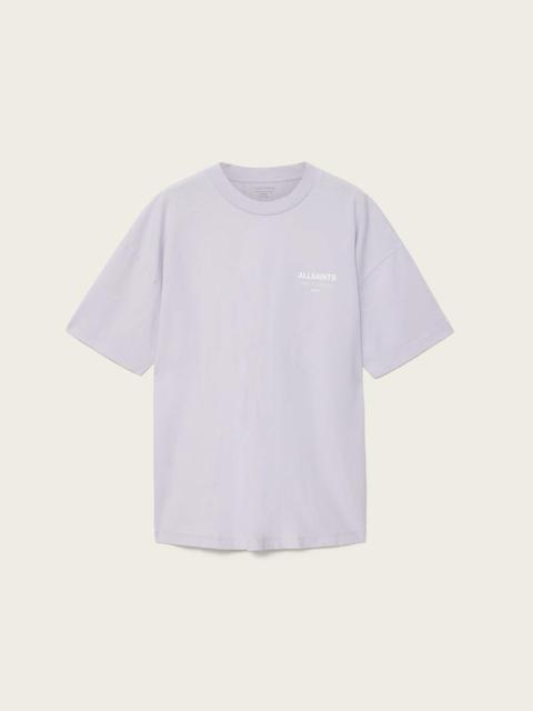 ALLSAINTS UNDERGROUND OVERSIZED CREW NECK T-SHIRT