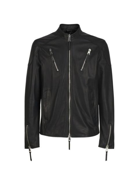 Giuseppe Zanotti zipped leather jacket