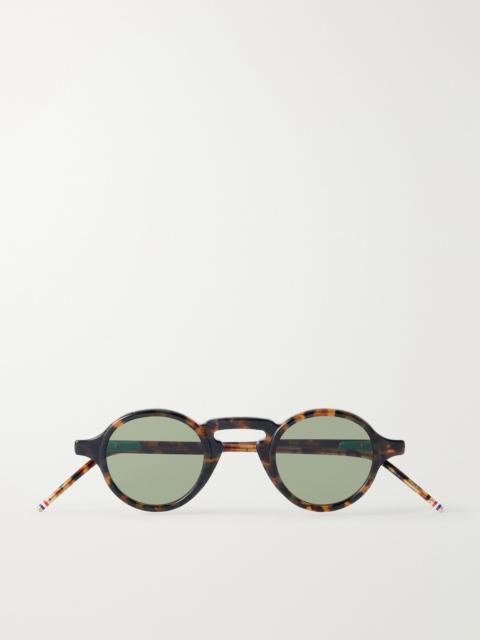 Thom Browne Round-Frame Tortoiseshell Acetate Sunglasses