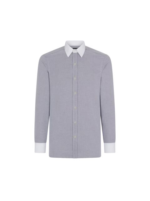 TRIDIMENSIONAL STRUCTURE SLIM FIT SHIRT