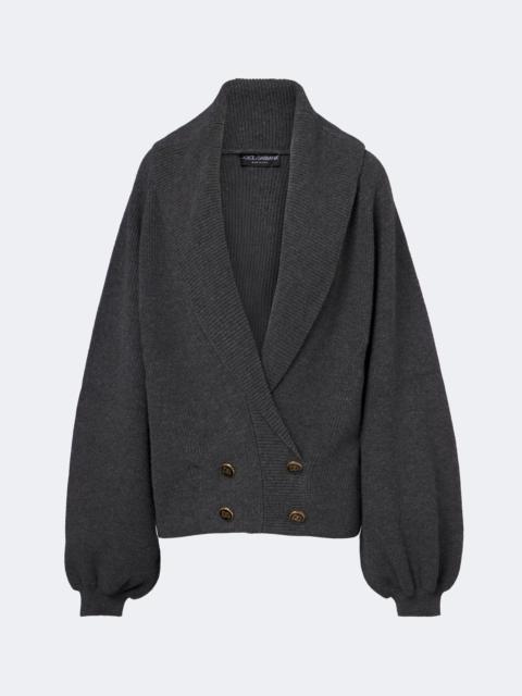 Dolce & Gabbana Embellished virgin wool cardigan
