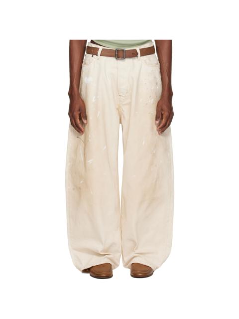 Acne Studios Off-White Loose Fit 2023 Jeans