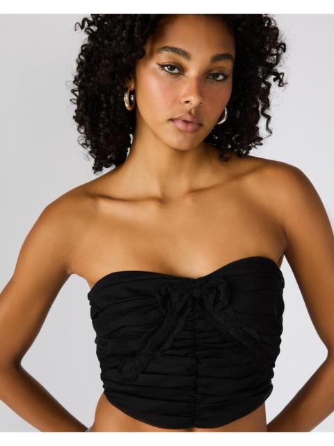 STEVE MADDEN MARTINE TOP BLACK