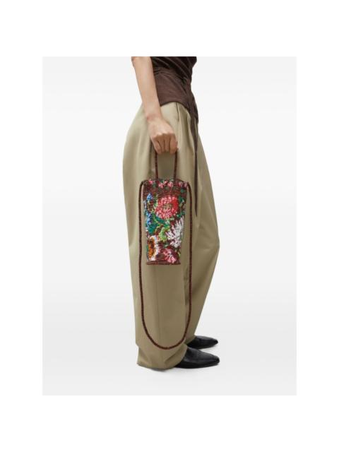 CORDERA Peonia beaded shoulder bag