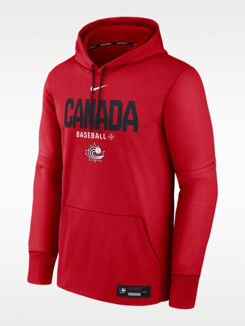 Nike Canada National Baseball Team 2026 World Baseball Classic Authentic Collection Men's Nike Therma Pul
