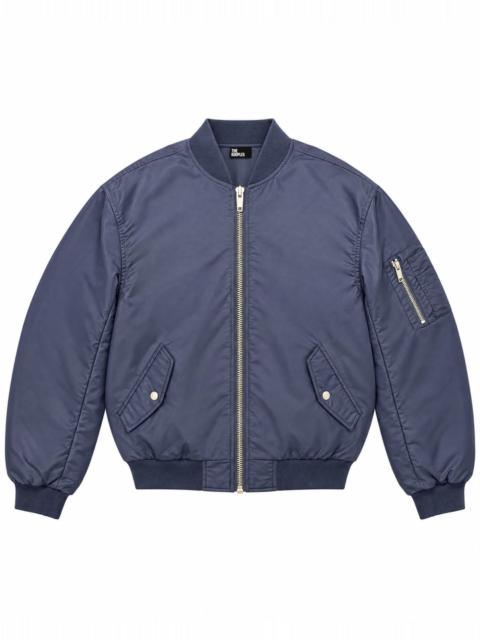 The Kooples NAVY BOMBER JACKET