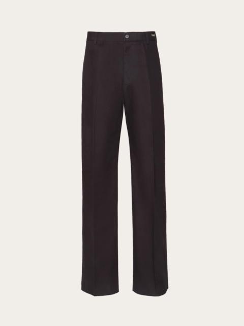 FERRAGAMO Flared chino trouser