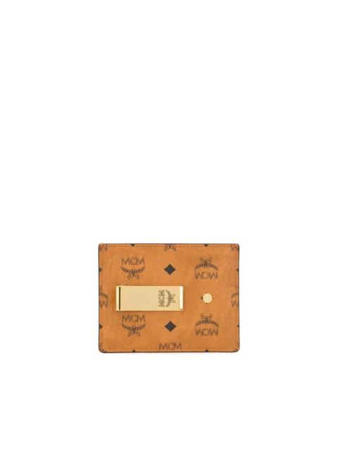 MCM logo-print compact cardholder