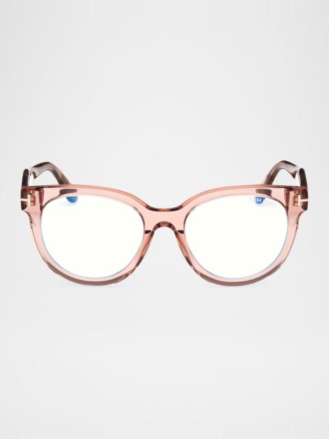 TOM FORD Round Acetate Optical Glasses