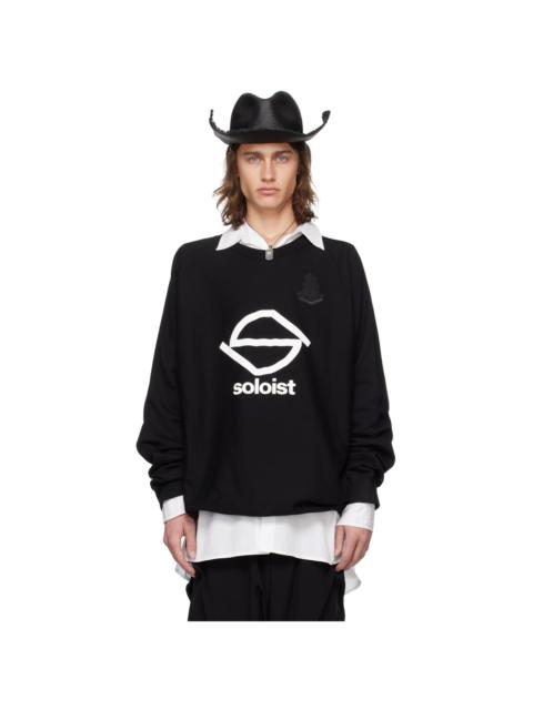 TAKAHIROMIYASHITA TheSoloist. Black Bone Emblem Sweatshirt