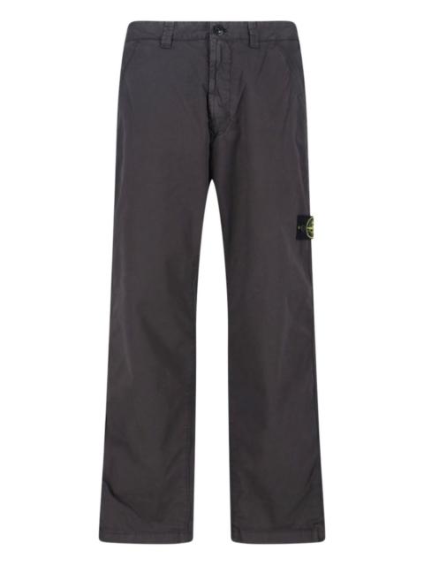 Stone Island logo-patch trousers