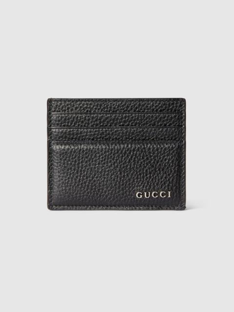 Card case with Gucci logo