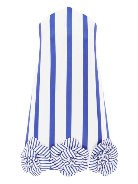 LEO LIN Suzy striped floral mini dress