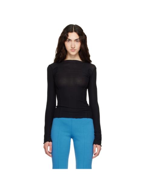 BASERANGE Black Omato Long Sleeve T-shirt