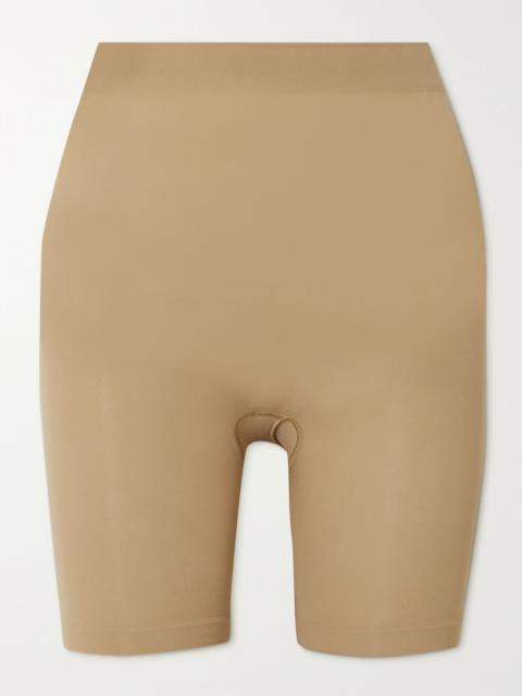 SKIMS Seamless Sculpt Mid Thigh shorts - Ochre Beige