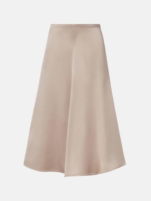 Brunello Cucinelli Silk midi skirt