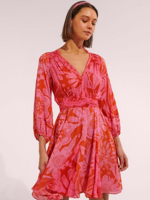 Mini Dress Anabelle - Pink Gauguin