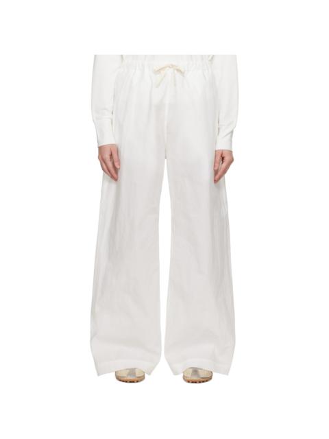 SOFIE D'HOORE Off-White Pleven Trousers