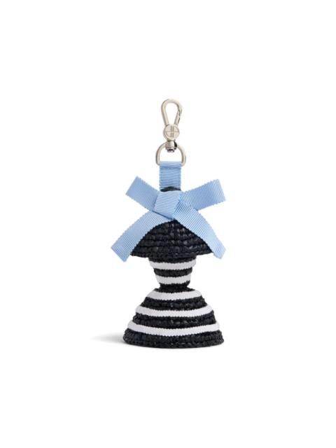 PATOU bow-detail striped-print doll charm