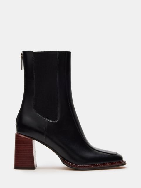 STEVE MADDEN DOWNTOWN BLACK LEATHER