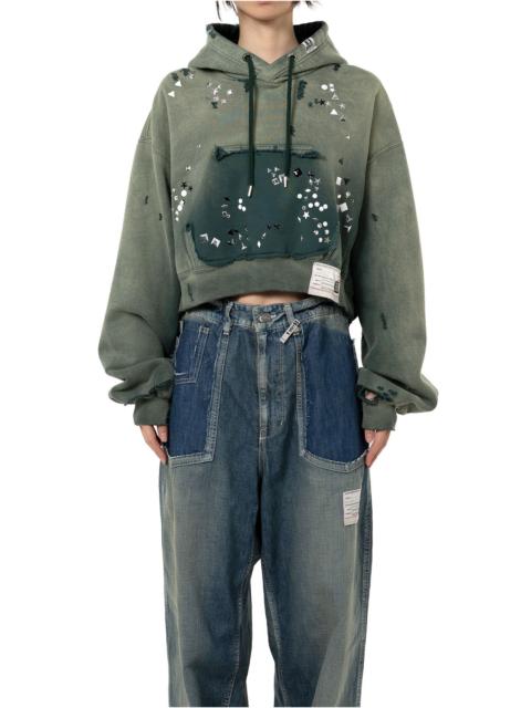 Maison MIHARAYASUHIRO Sun Faded Like Embellished Hoodie
