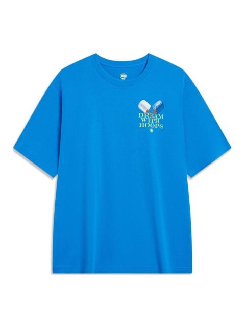 Li-Ning Li-Ning BadFive Graphic T-shirt 'Blue' AHST905-2